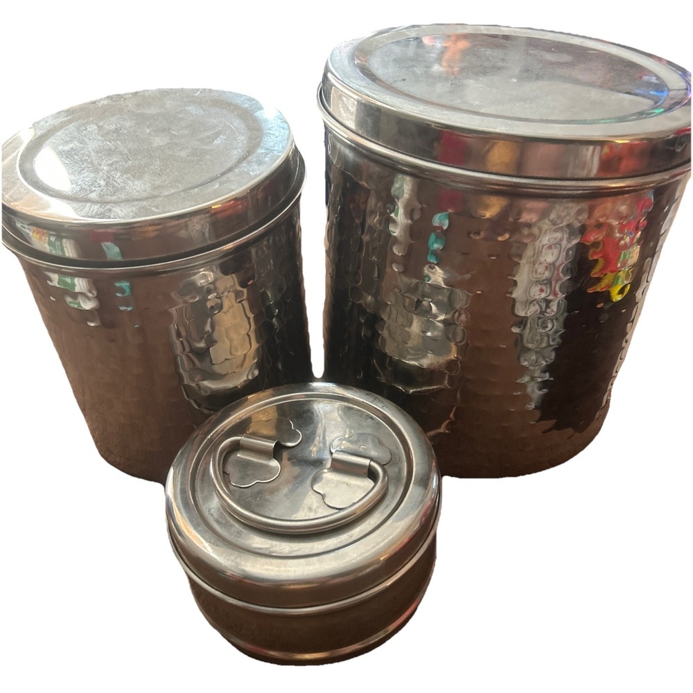 Stainless Steel Nested Container Storage Set 3 pieces